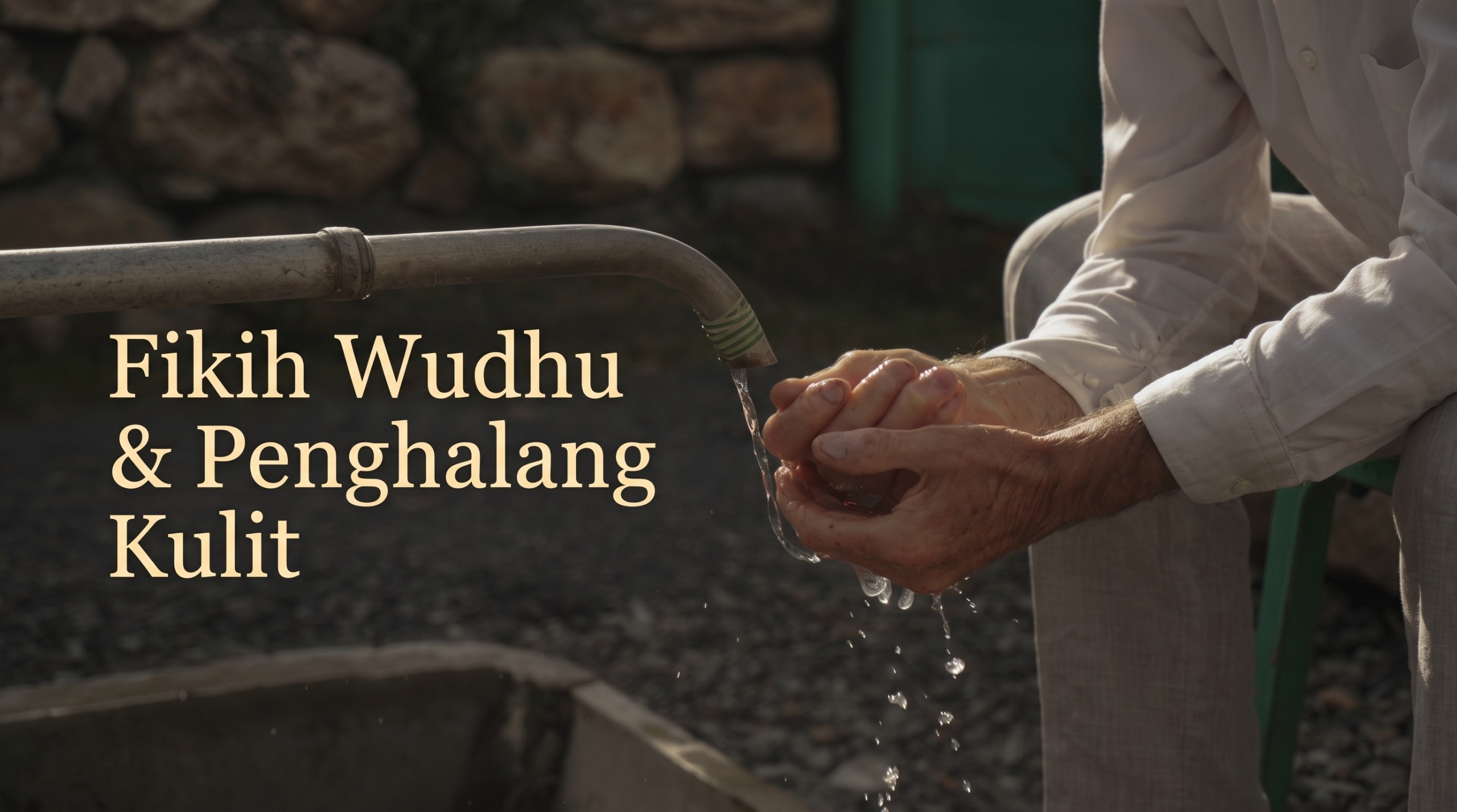 Fikih Wudhu & Penghalang Kulit